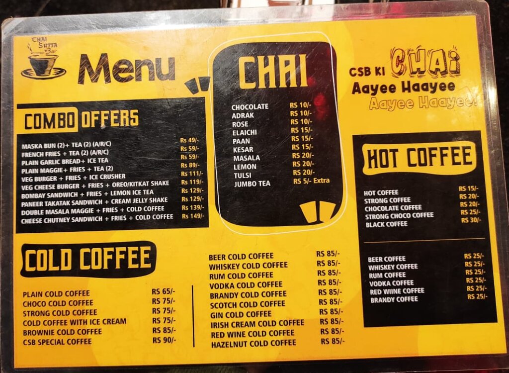 Chai Sutta Bar Sector 5, Salt Lake, Kolkata 20 Chai Sutta Bar Kolkata
