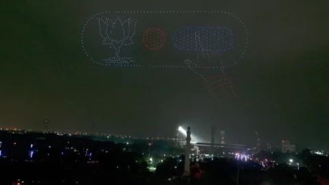 BJP Drone Show in Kolkata Celebrates Bengal Heritage 62 BJP Drone Show in Kolkata Celebrates Bengal Heritage