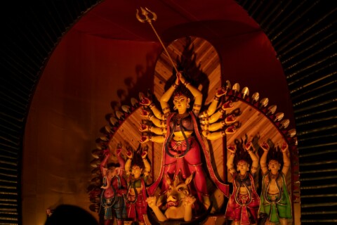 Saltlake BJ Block Durga Puja 2023 | Adiyogi - The Source of Yoga 23 Durga Puja