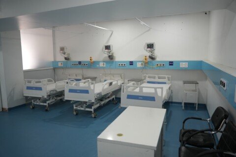 A hospital ward in India, illustrative of the hospitals now empanelled under the Ayushman Bharat health insurance scheme in West Bengal